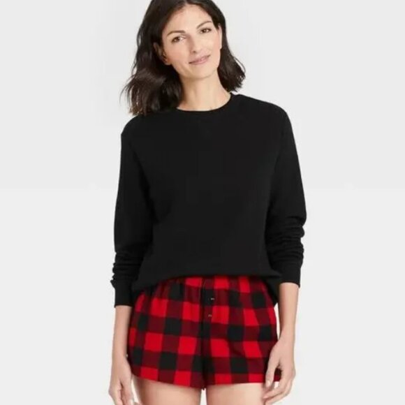 Wondershop Intimates buffalo plaid flannel pajama shorts - Picture 1 of 5